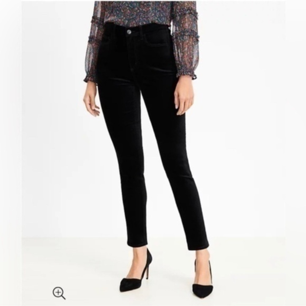 NWT Loft Modern Velvet Skinny Pants